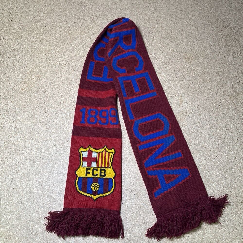 Official Licensed FC Barcelona Scarf - Icon Sports Football Fan Scarf